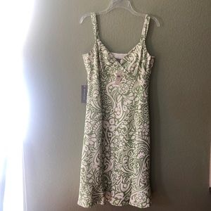 Ann Taylor Moss Flowered Sundress NWT